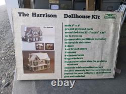 Vintage 1979 Greenleaf Harrison Dollhouse Kit 8006 Unassembled Classic Victorian
