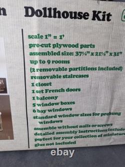 Vintage 1979 Greenleaf Harrison Dollhouse Kit 8006 Unassembled Classic Victorian