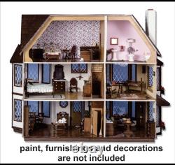 Vintage 1979 Greenleaf Harrison Dollhouse Kit 8006 Unassembled Classic Victorian