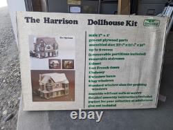 Vintage 1979 Greenleaf Harrison Dollhouse Kit 8006 Unassembled Classic Victorian