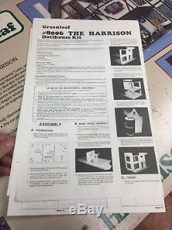Vintage 1979 Greenleaf The Harrison Dollhouse Kit #8006 NEW IN BOX