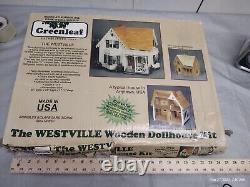 Vintage 1979 Greenleaf Wood Dollhouse kit The Westville