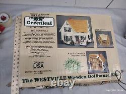 Vintage 1979 Greenleaf Wood Dollhouse kit The Westville