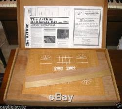Vintage 1981 Greenleaf Products The Arthur Wooden Dollhouse Kit New Old Stock