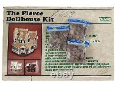 Vintage 1981 PIERCE Dollhouse Kit by Greenleaf Dollhouses Sealed NOS Model 8011