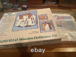 Vintage 1983 Greenleaf The Fairfield Dollhouse Kit 124 Open Box Halfscale DIY