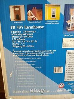 Vintage 1993 Dura-Craft FH 505 Farmhouse Dollhouse Kit APPEARS NEW IN BOX