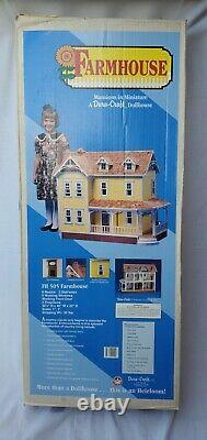 Vintage 1993 Dura-Craft FH 505 Farmhouse Dollhouse Kit Barely Started