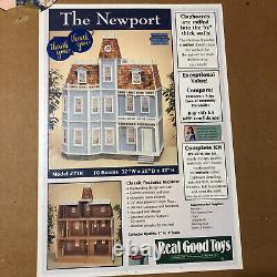Vintage 1997 Real Good Toys The Newport Dollhouse Kit DH-71K New In Box