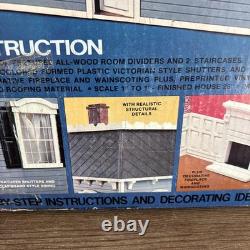 Vintage 70s Skilcraft Victorian Doll House Kit No. 680 NEW Unassembled RARE