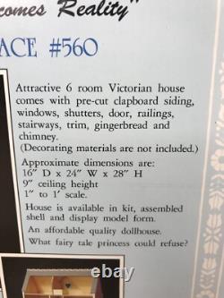 Vintage 80's Charming Place #560 Victorian DIY Dollhouse Kit NOS 1989