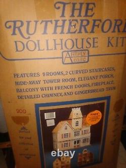 Vintage ARTPLY RUTHERFORD Dollhouse Doll House, LARGE, 9 Rooms, 37x38x15