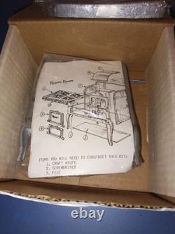 Vintage American Miniatures Kitchen Set Kit -Roper Range, GE Refrigerator, Sink