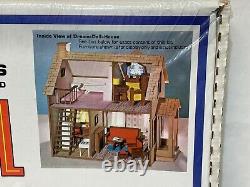 Vintage Arrow Dream Doll House Wood Assemble-by-Numbers 2 Story/4 Room #697 RARE