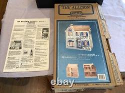 Vintage Artply The Allison Wooden Dollhouse Kit Complete Unused Model #77