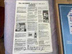 Vintage Artply The Allison Wooden Dollhouse Kit Complete Unused Model #77