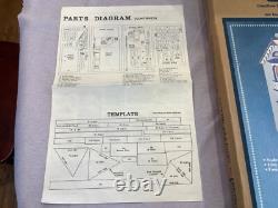 Vintage Artply The Allison Wooden Dollhouse Kit Complete Unused Model #77