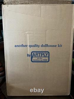 Vintage Artply The Somerset Wood Dollhouse Kit No. 85 NOS 1982 Rare