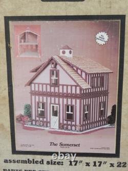 Vintage Artply The Somerset Wood Dollhouse Kit No. 85 NOS 1982 Rare