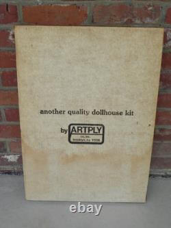 Vintage Artply The Somerset Wood Dollhouse Kit No. 85 NOS 1982 Rare