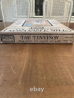 Vintage Artply The Tennyson Wood Dollhouse Kit with Furniture No. 99 Retired