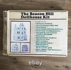 Vintage Beacon Hill Wooden Dollhouse Kit by Greenleaf DS-2 (#8002) Open Box