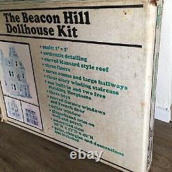 Vintage Beacon Hill Wooden Dollhouse Kit by Greenleaf DS-2 (#8002) Open Box