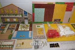 Vintage Brumberger Wooden Doll House Flip Top Roof No. 754 Chalet Complete NEW