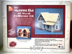 Vintage Corona Concepts Wood Magnolia Country Farmhouse Dollhouse Kit