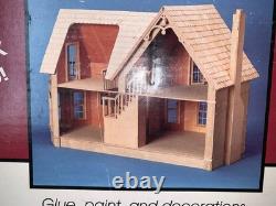 Vintage Corona Concepts Wood Magnolia Country Farmhouse Dollhouse Kit