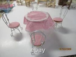Vintage Dollhouse Furniture Lot Accessories, Wallpaper, Kit, New, Never Used