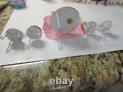 Vintage Dollhouse Furniture Lot Accessories, Wallpaper, Kit, New, Never Used