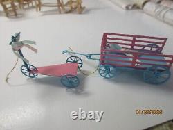 Vintage Dollhouse Furniture Lot Accessories, Wallpaper, Kit, New, Never Used