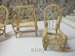 Vintage Dollhouse Furniture Lot Accessories, Wallpaper, Kit, New, Never Used