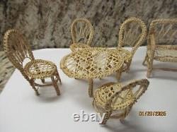 Vintage Dollhouse Furniture Lot Accessories, Wallpaper, Kit, New, Never Used