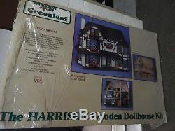 Vintage Dollhouse GREENLEAF KIT HARRISON 1979 Wood Tudor Wooden Doll House 112