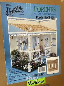 Vintage Dollhouse PORCH KIT Real Good Toys NEW 3/8 Wood Vermont Made Houseworks