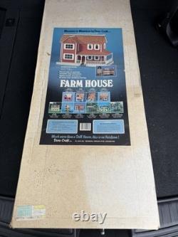 Vintage DuraCraft Farm House DIY Dollhouse Kit FH500 1990 NOS Open Bo G2U