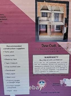 Vintage DuraCraft Linfield Mansions in Miniature Dollhouse Complete G2U