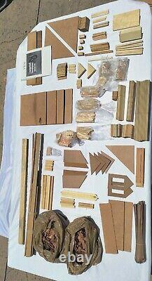 Vintage Dura Craft Colonial Dollhouse Wood Kit Mansion in Miniature CH300