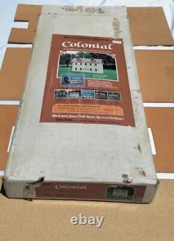 Vintage Dura Craft Colonial Dollhouse Wood Kit Mansion in Miniature CH300