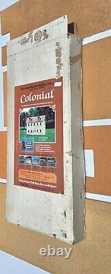 Vintage Dura Craft Colonial Dollhouse Wood Kit Mansion in Miniature CH300