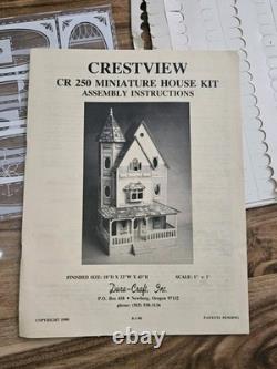 Vintage Dura-Craft Crestview CR250 3 Story Dollhouse Kit New Open Box DuraCraft