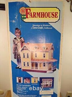 Vintage Dura-Craft FARMHOUSE Dollhouse Kit FH-505 Still Sealed in Box NOS