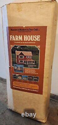 Vintage Dura-Craft Farm House Kit Miniature Doll House OPEN BOX