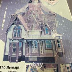 Vintage Dura Craft Heritage Dollhouse Kit Victorian Mansion HR 560 2 Story