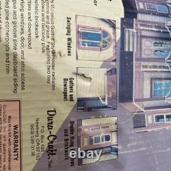 Vintage Dura Craft Heritage Dollhouse Kit Victorian Mansion HR 560 2 Story