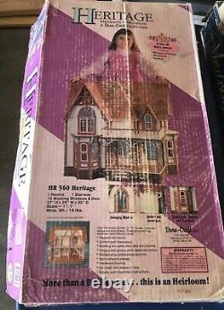 Vintage Dura Craft Heritage Wood Dollhouse Kit Retired AS IS Read Description