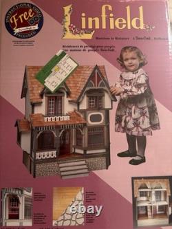 Vintage Dura-Craft Linfield Mansion Dollhouse Kit 112 New Sealed Complete
