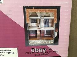 Vintage Dura Craft Linfield Mansion In Miniature 6 Room Doll House Kit